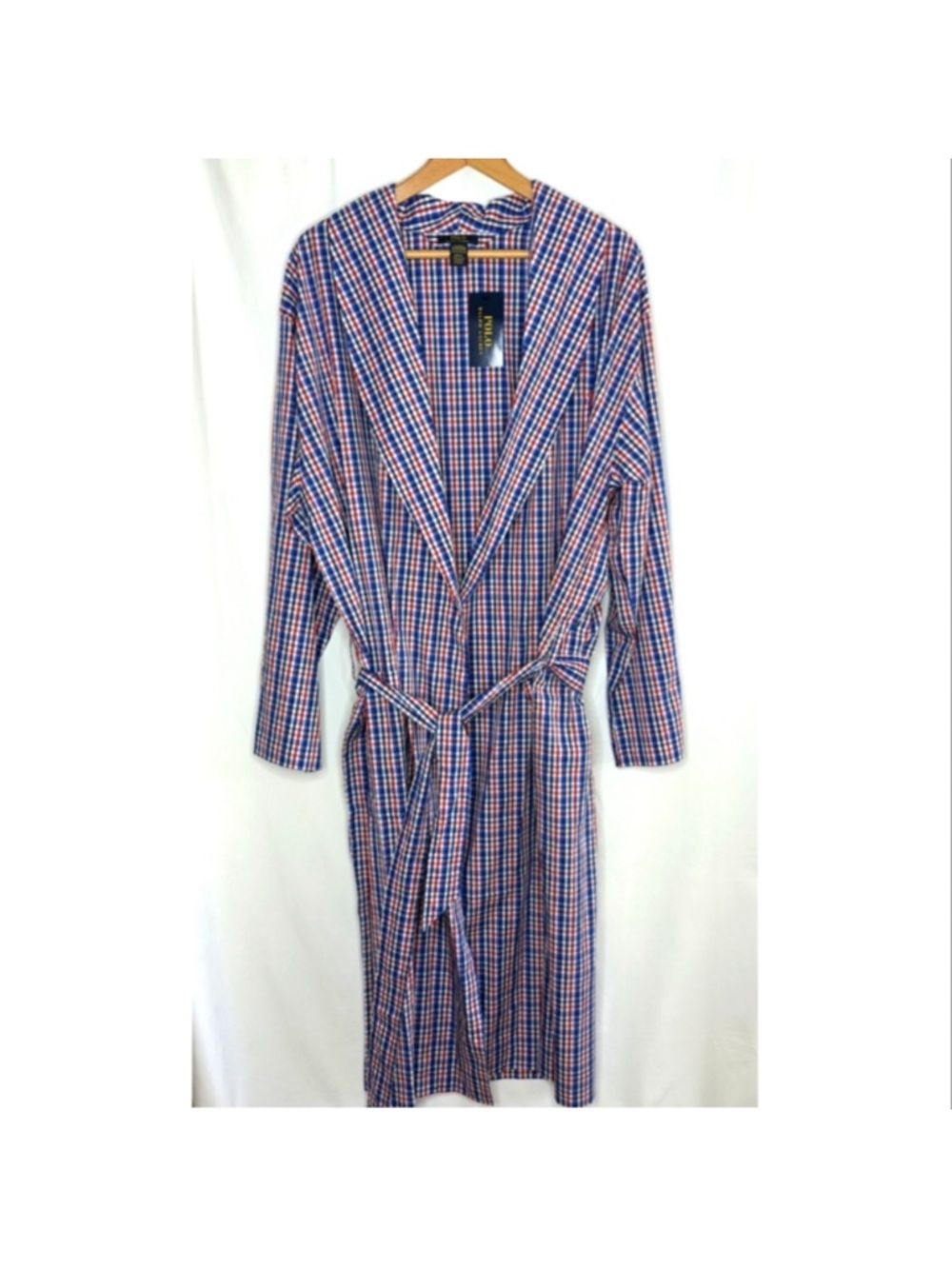 POLO RALPH LAUREN Plaid Cotton Robe